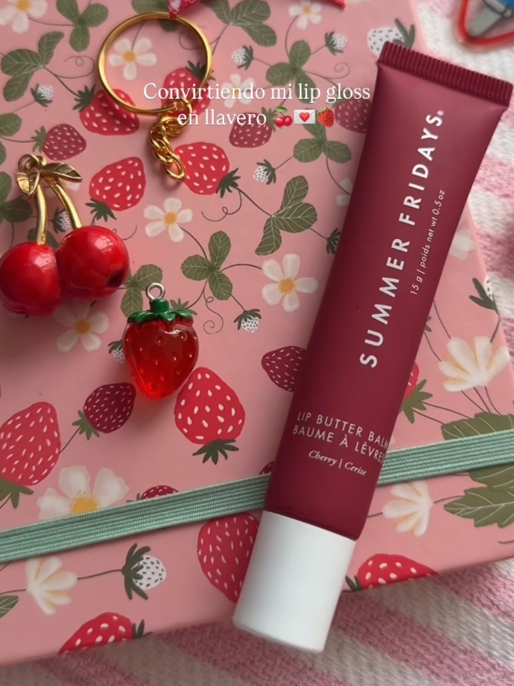 Summer Fridays Lip Butter Balm in Cherry Red